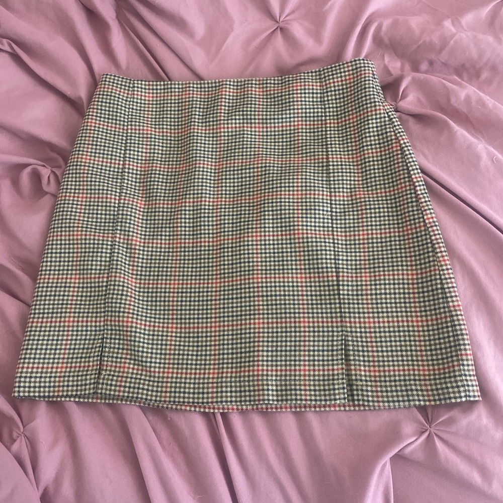 Plaid Mini Skirt
